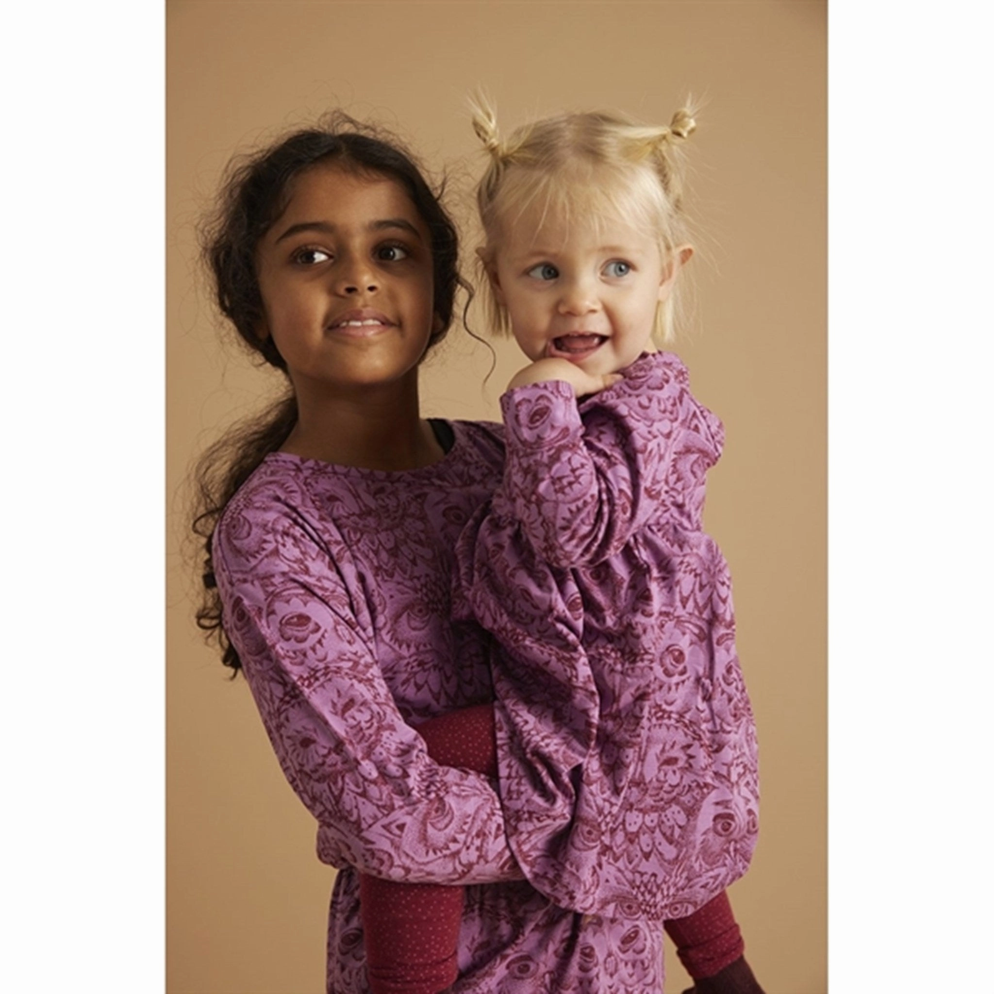 Soft Gallery Mulberry Vigdis Owl Dress Wrap-Style Calm Tone