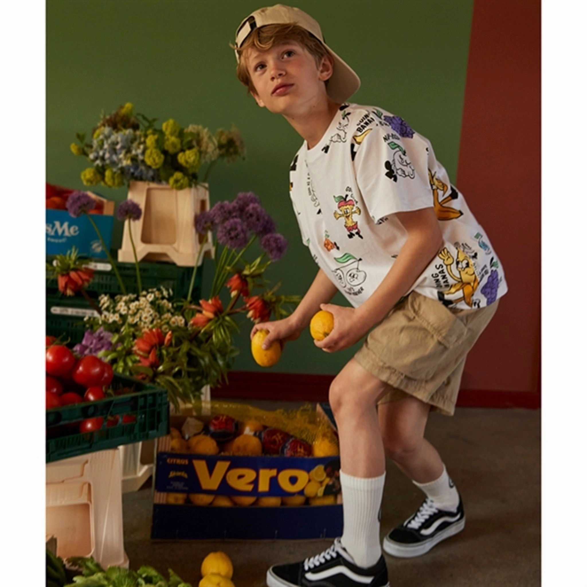 Molo Freshest Fruits Rodney T-shirt Street Comfort Style Reinforced Shoulder Stitching