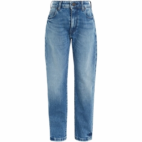 Softened Denim Material Tommy Hilfiger Modern Straight Jeans Medvintage