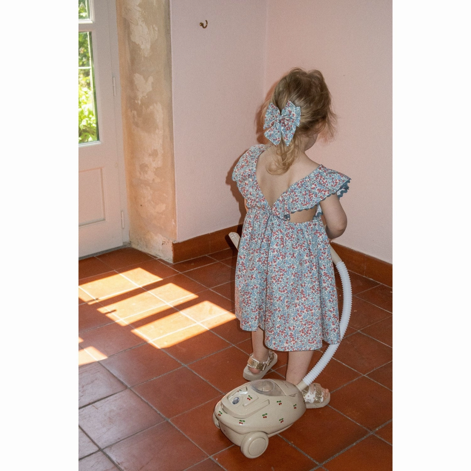 Shiny surface Urban Wear Konges Sl?jd Konges Sl?jd Verbena Kjole, 2Y, Bibi Blue