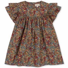 Konges Sl?jd Villetta Blue Cille Dress Satin-Edge