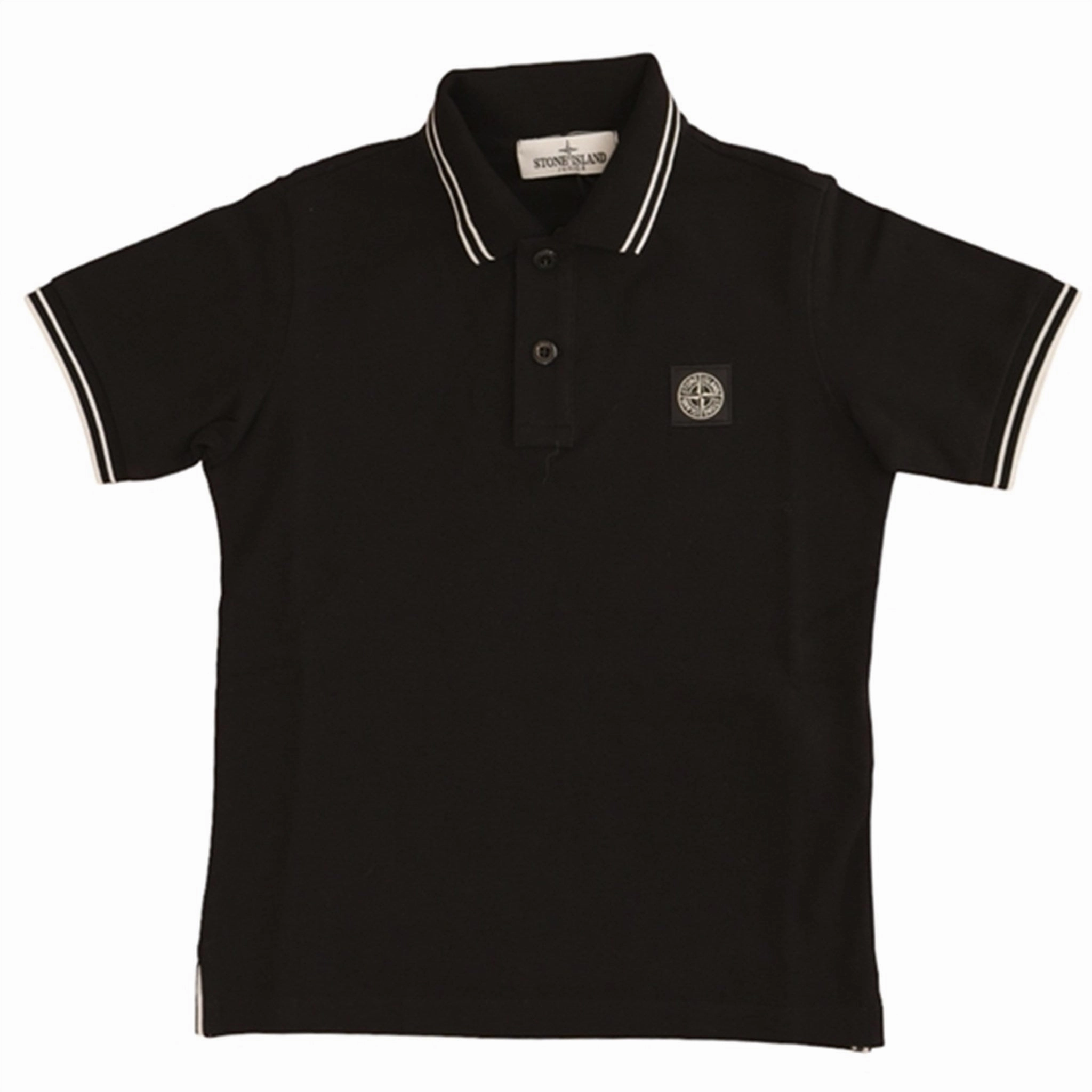 Stone Island Junior Polo Shirt Black Tailored Fit