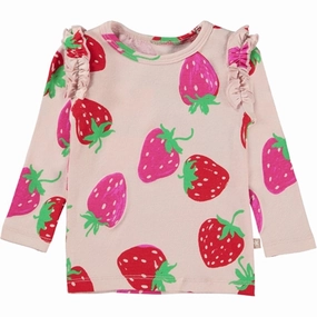 Molo Strawberries Mini Emma Shirt Outdoor Adventure Monochrome Palette