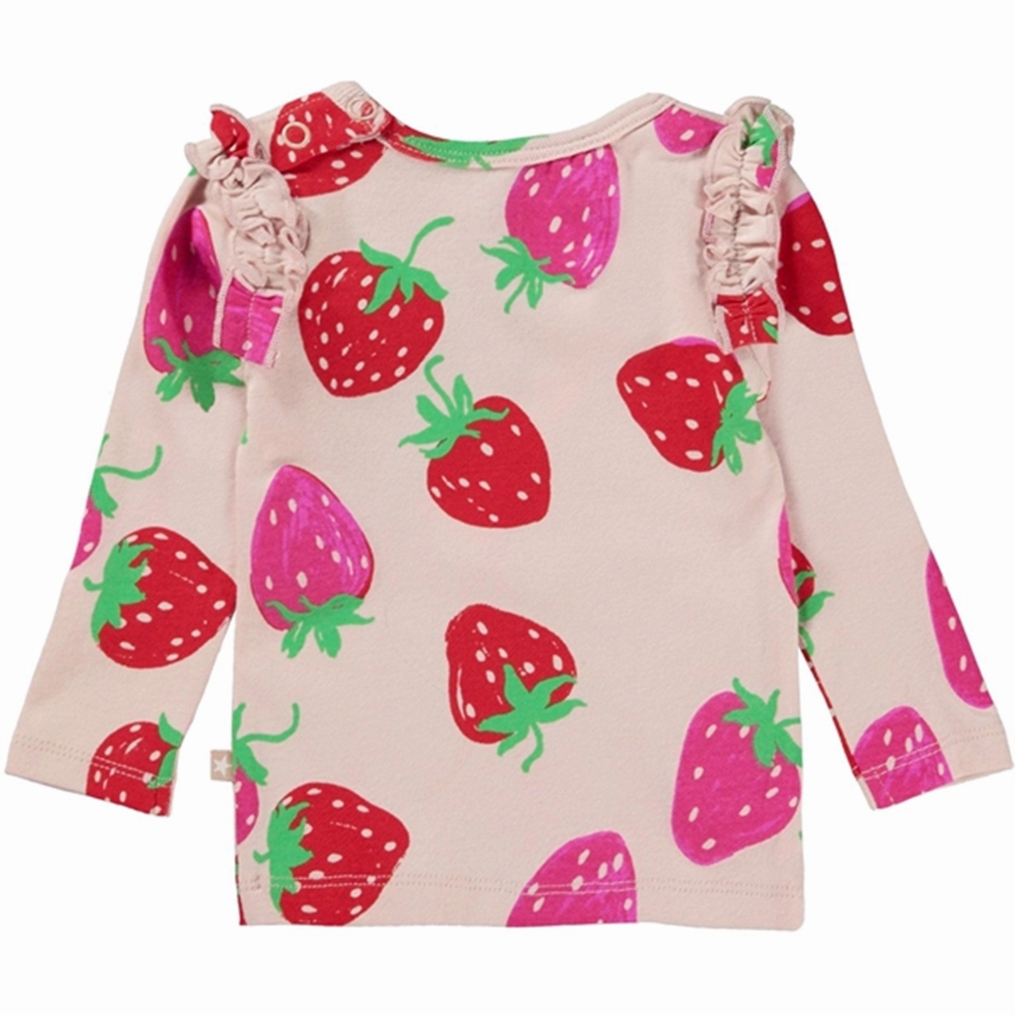 Relaxed Silhouette Geometric Print Molo Strawberries Mini Emma Shirt