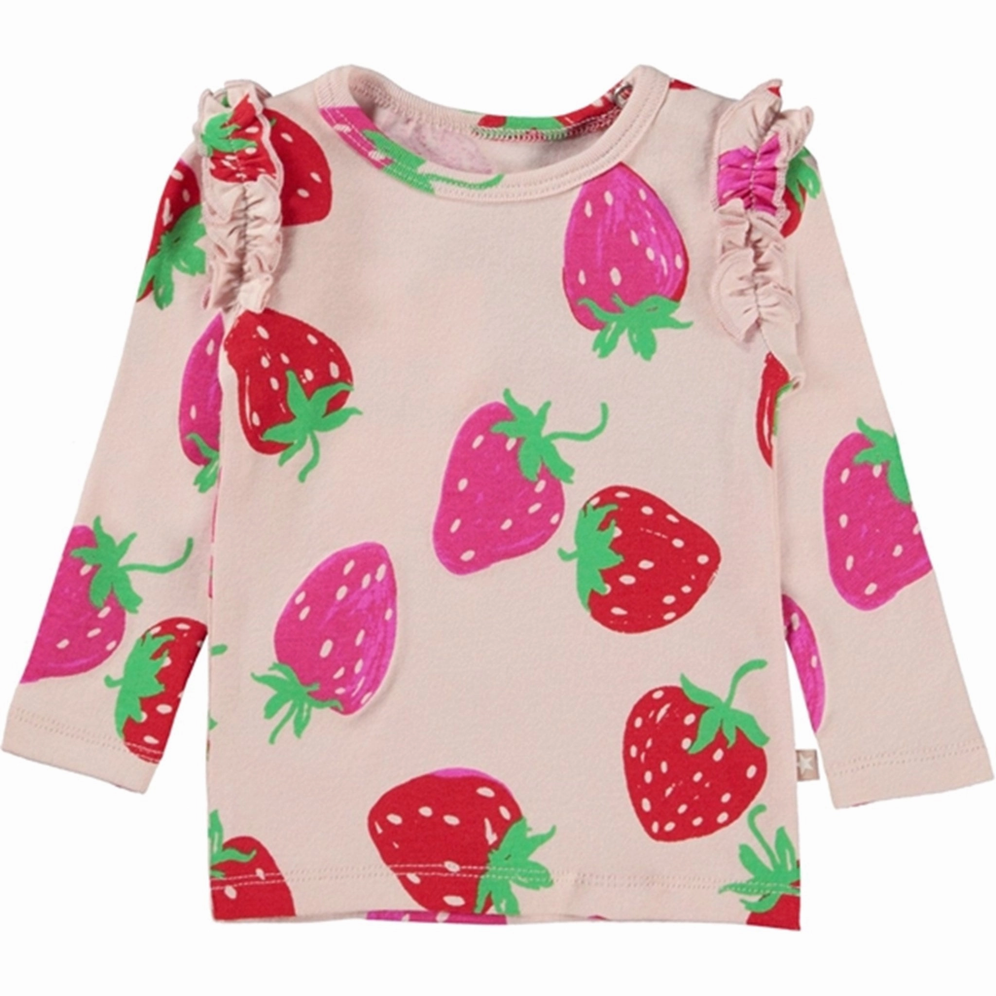 Molo Strawberries Mini Emma Shirt Outdoor Adventure Monochrome Palette