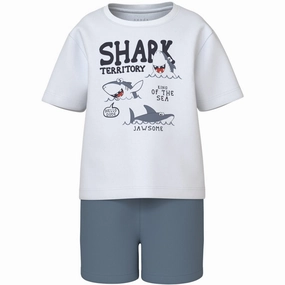 Playful Look Name It Blue Mirage Vigor Regular Shorts Set