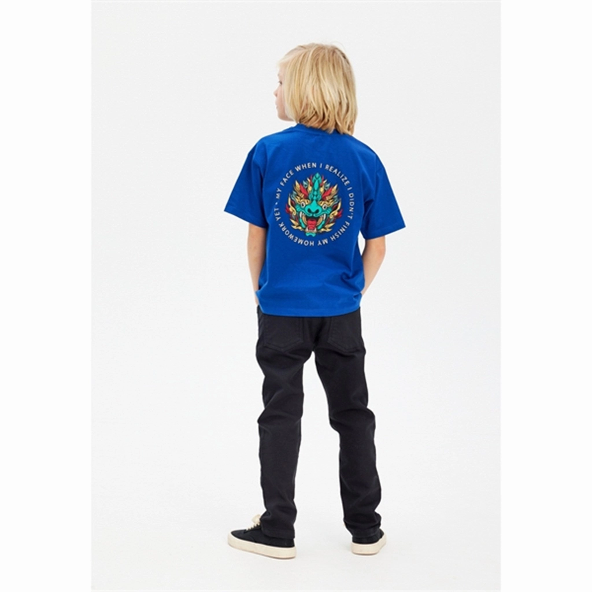 The New Monaco Blue Iz Os T-shirt Chic Style Trend