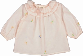 Dressy look MarMar Cotton Embroidery Spring Embroidery Tonella Shirt
