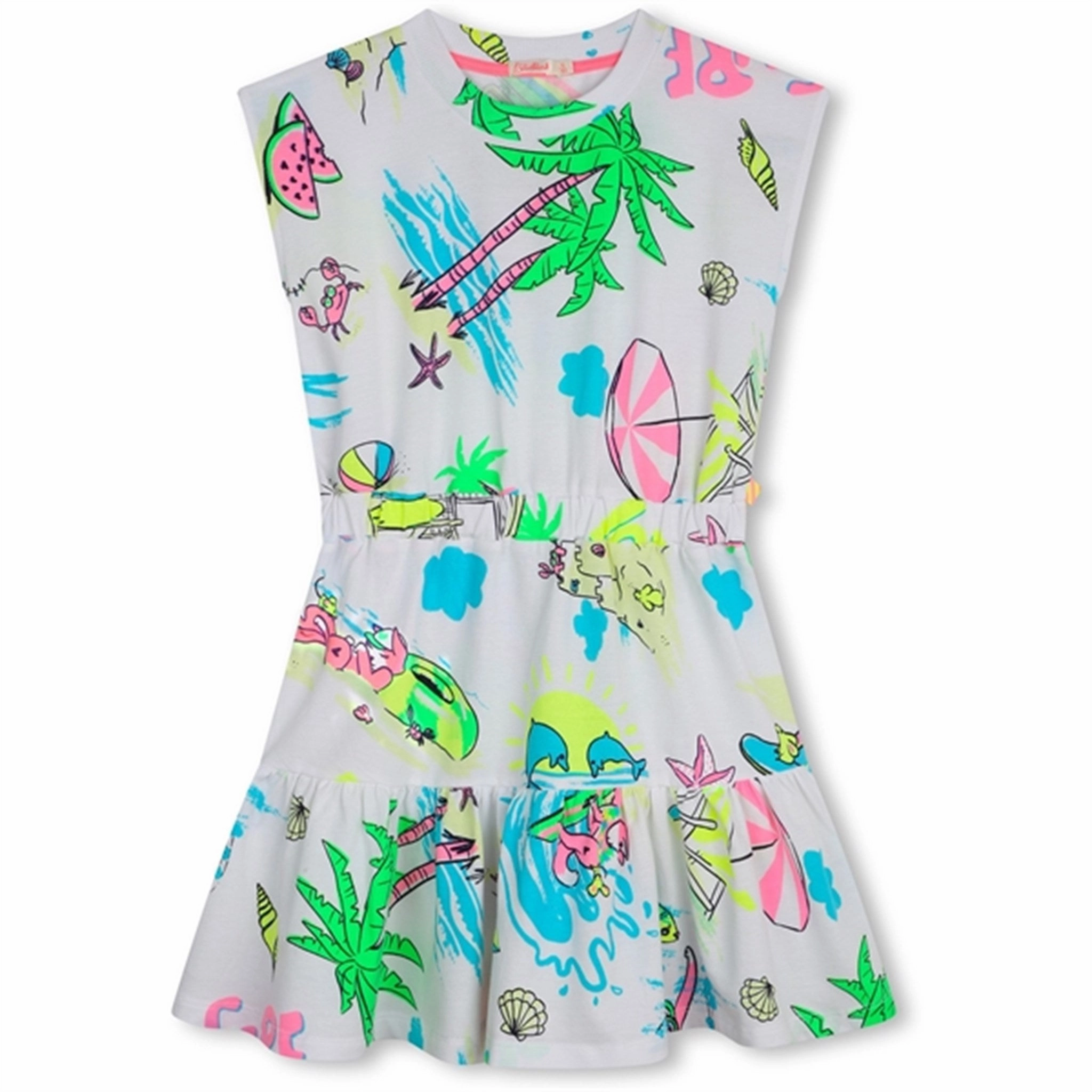 Billieblush White Dress Balanced Texture