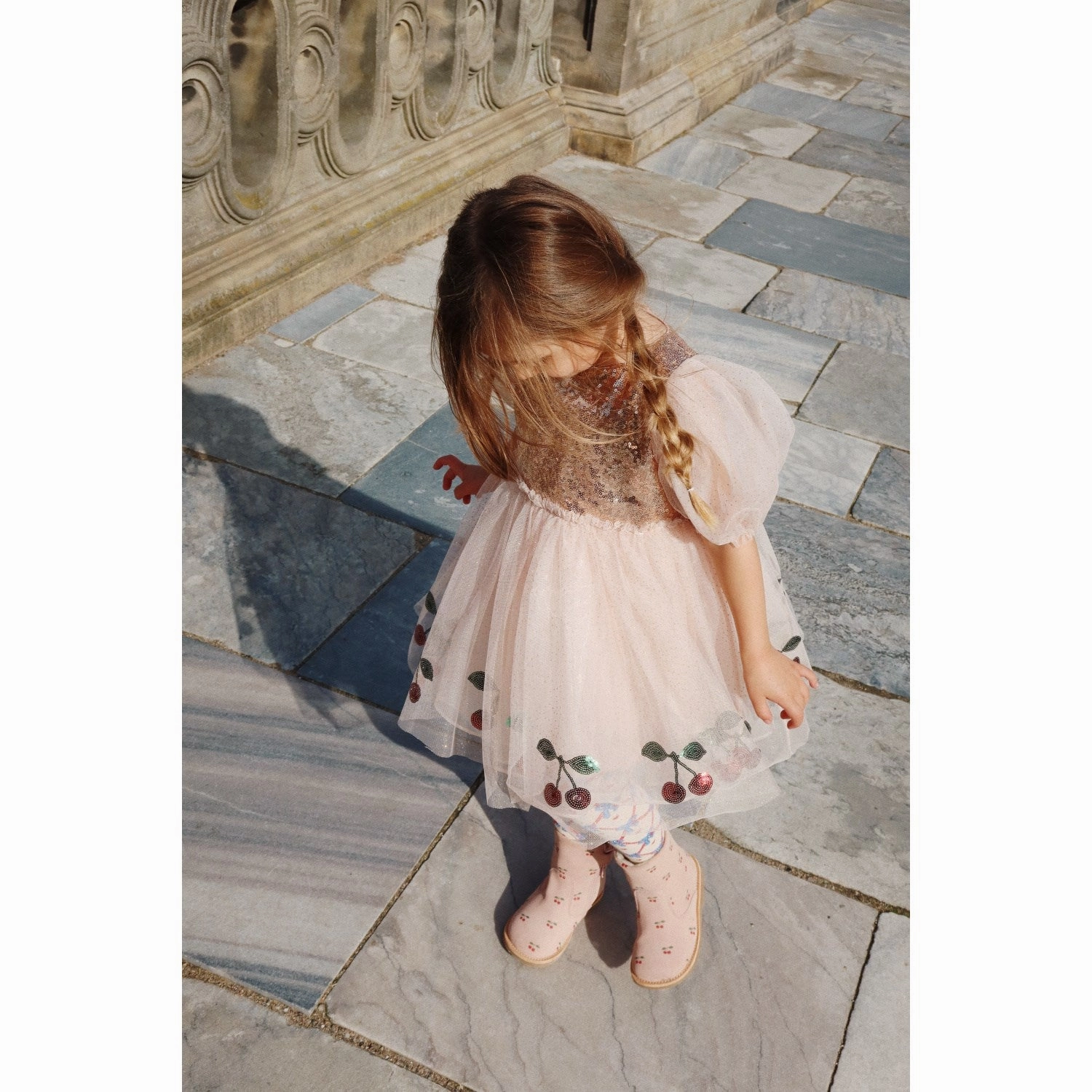 Invisible-Zip Konges Sl?jd Gold Blush Mei Dress