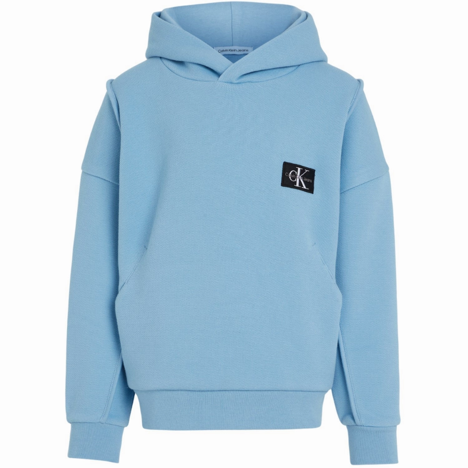 Echidna like Calvin Klein Pique Modern Comfort Hoodie Dusk Blue