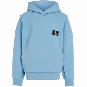 Echidna like Calvin Klein Pique Modern Comfort Hoodie Dusk Blue