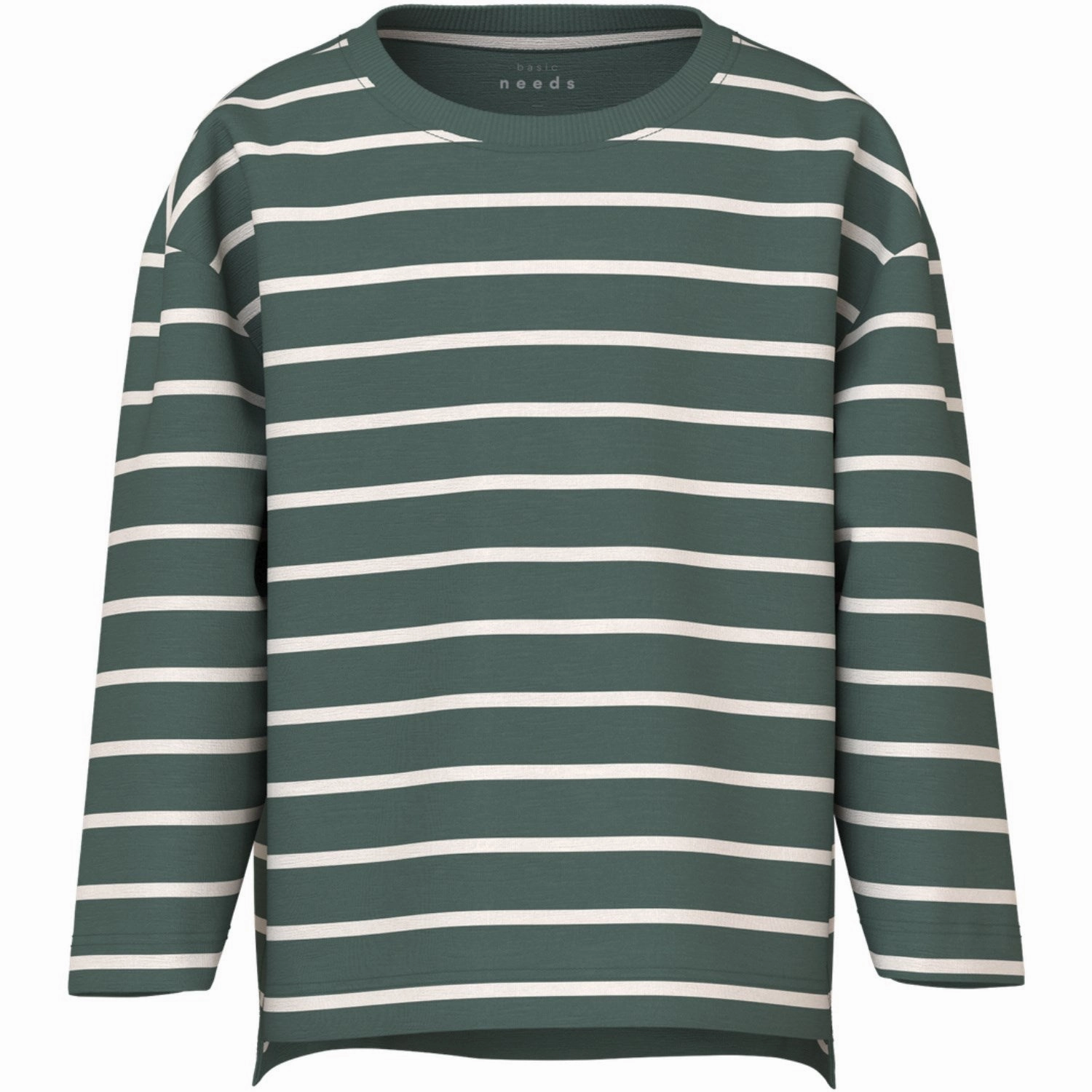 Name It Dark Forest Voby Blouse bohemian flair Split hem