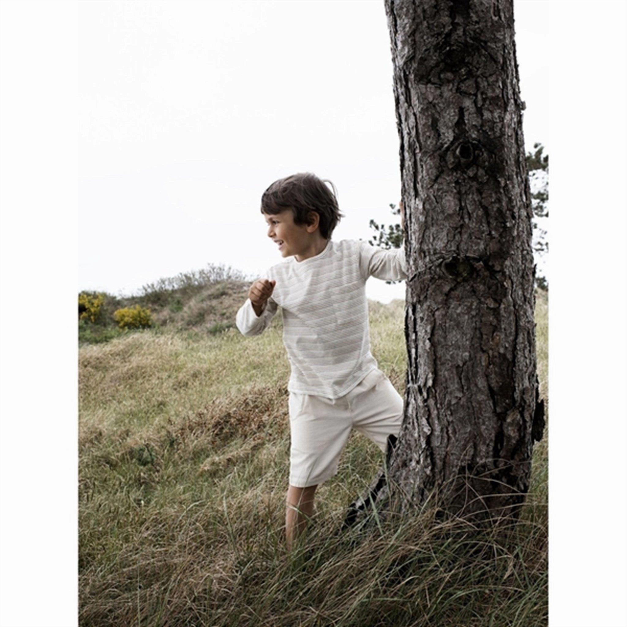 Serendipity Rainbow Stripe Jersey Blouse Temperature Regulating Seamless Shoulder