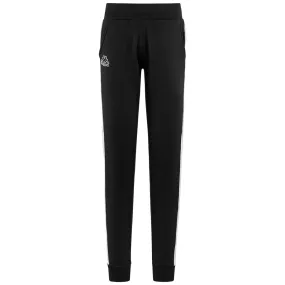 Stretchable Comfort Flattering Look Kappa Pantalone Donna Logo Cipa 34115JW A07 black-grey