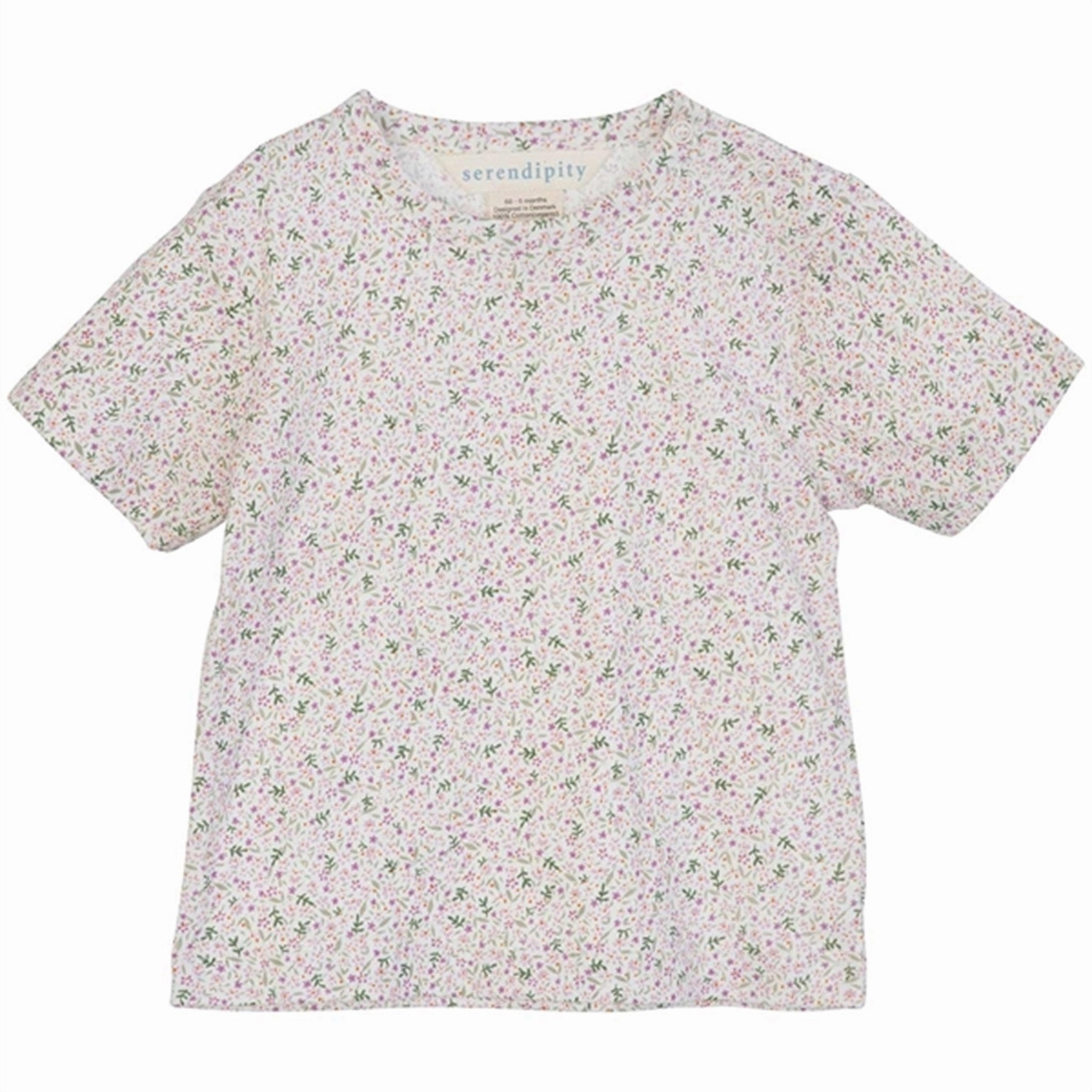 Serendipity Violet Bloom Baby Jersey Tee T-shirt Eco Friendly Production
