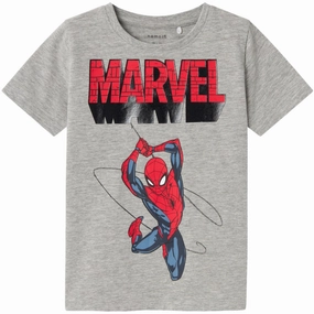 Name It Grey Melange Jaba Spiderman T-Shirt Trendy Style