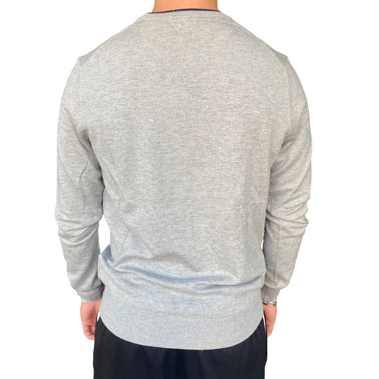 U.S. Polo Assn. maglioncino girocollo da uomo Alf US40173010 188 grigio Flexible Waistband Quick-Dry Fabric