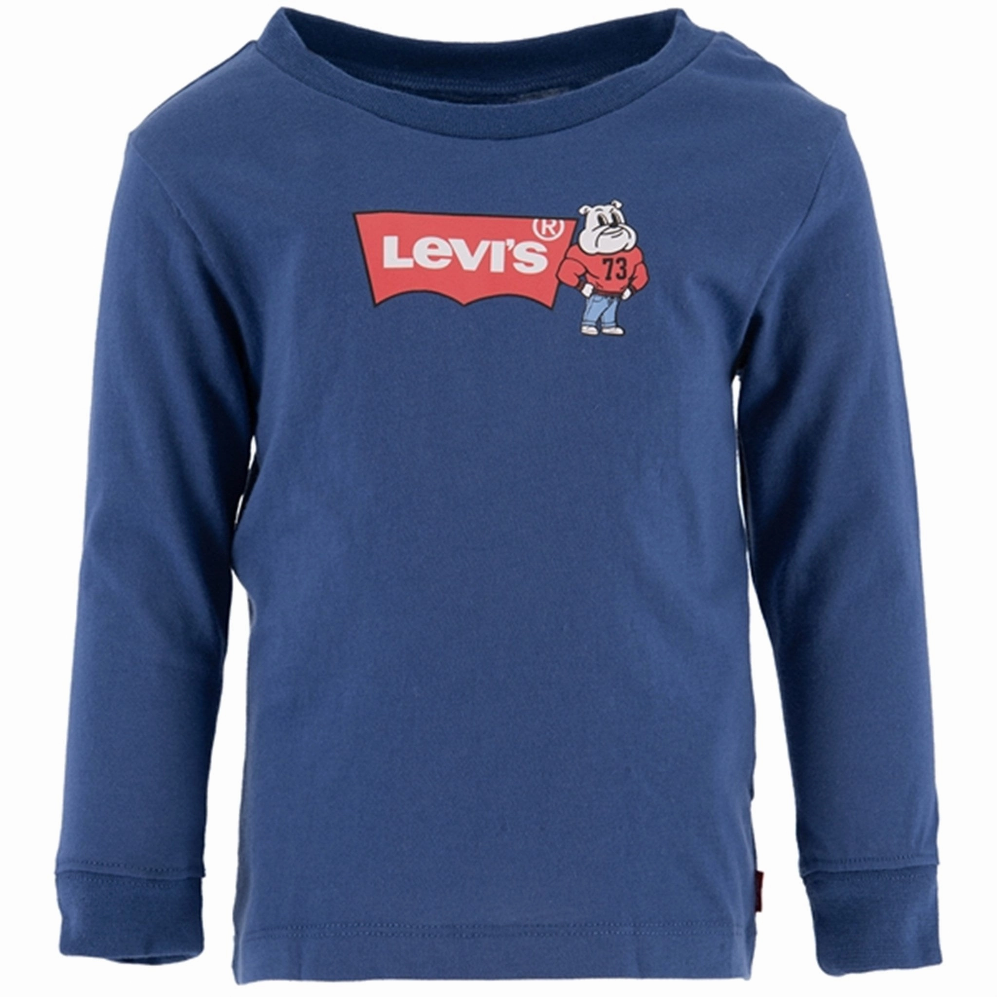Levi's Mascot Batwing Crewneck T-shirt Blue Relaxed Fashion