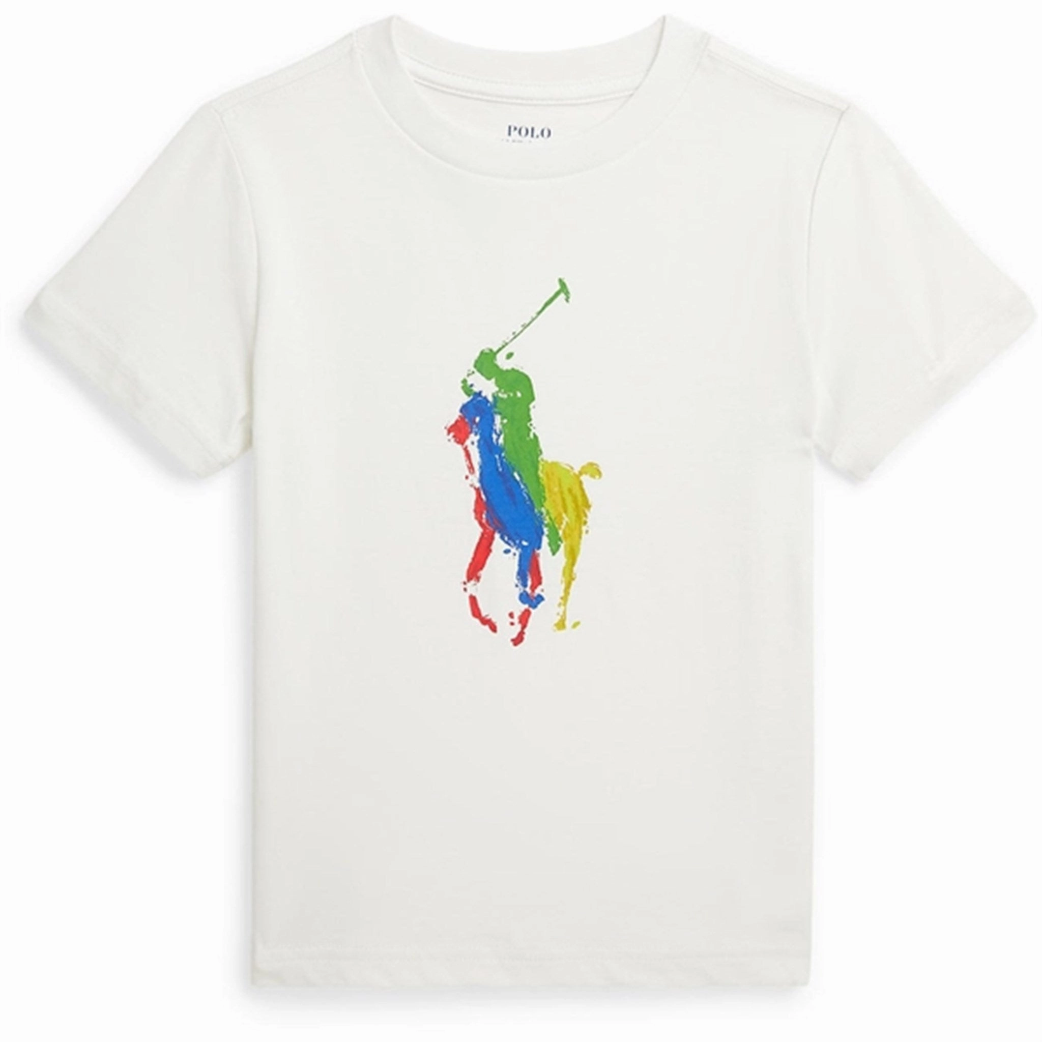 Polo Ralph Lauren Boys T-Shirt Deckwash White Modern Fashion