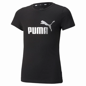 Puma T-shirt Black Flatlock stitching Men's masculinity