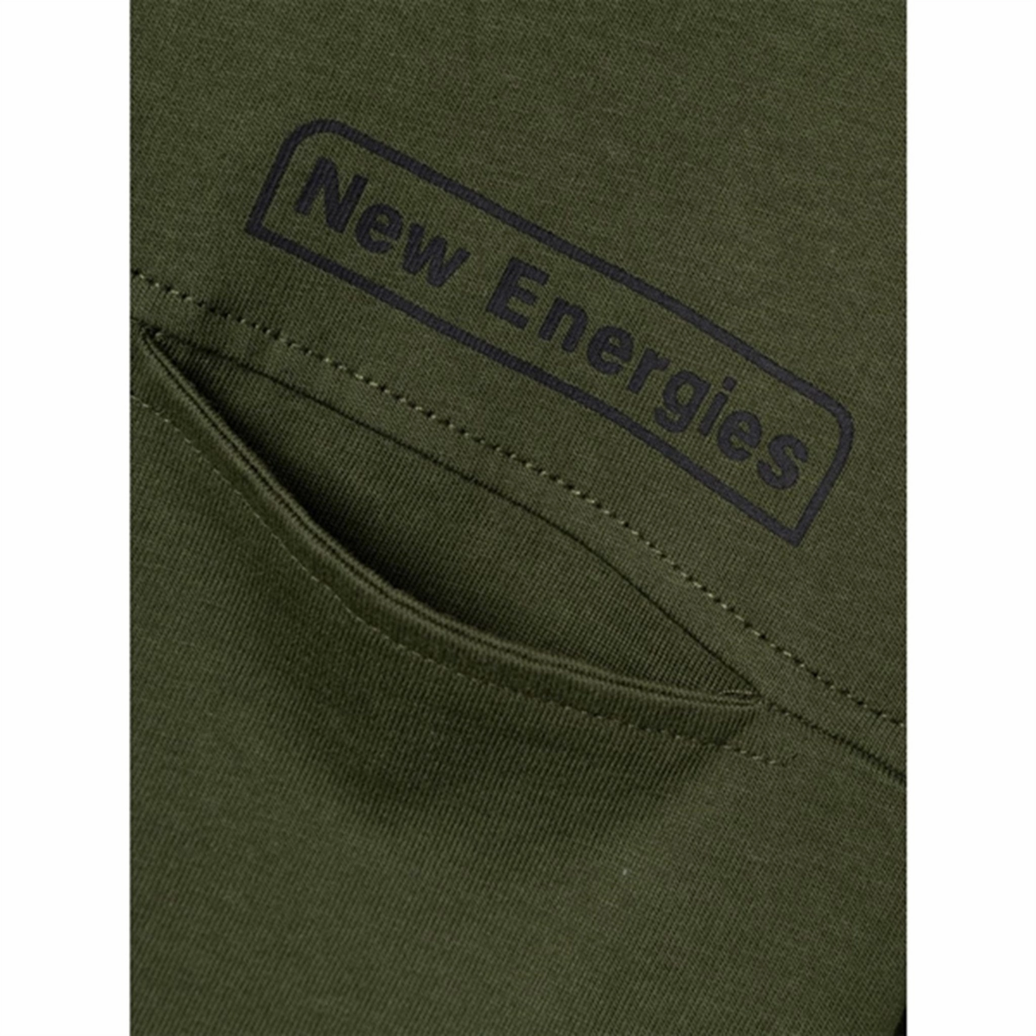 Streetwear attitude Casual Chic Name it Rifle Green Koman Loose T-Shirt