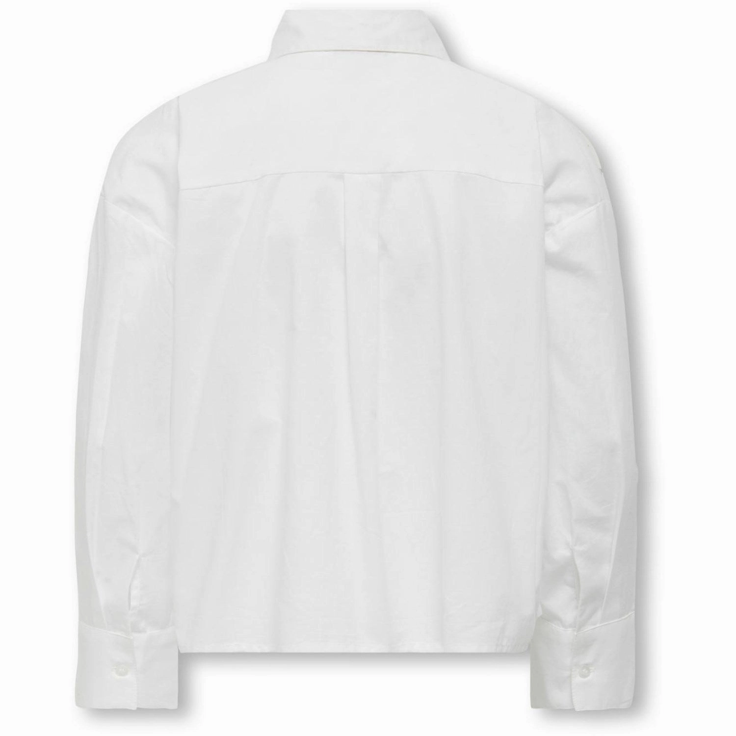 kids ONLY Bright White Rhinestones Koglina Stone Oversize L/S Shirt Wvn Trendsetter Choice Petite Cut