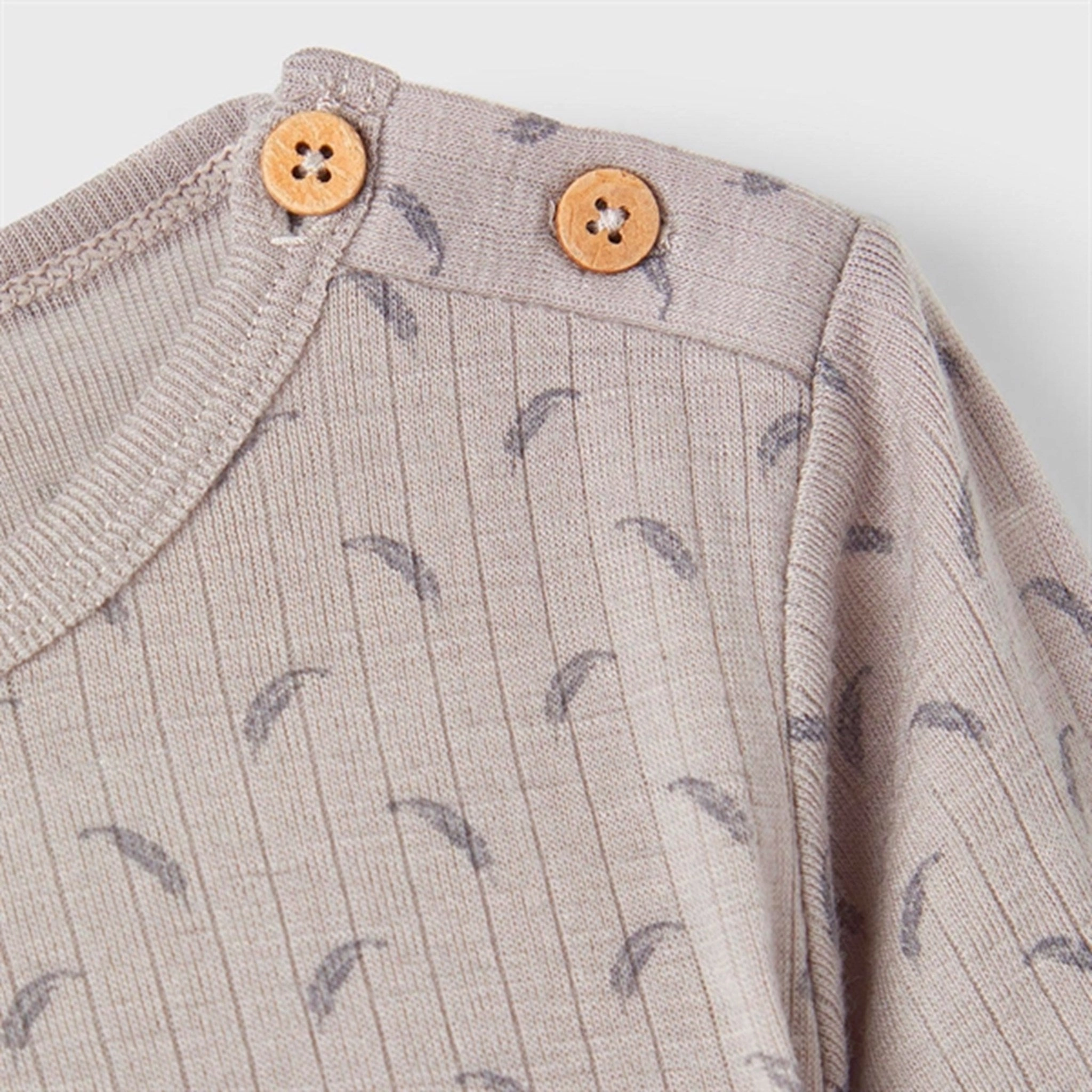 Polished Style Lil'Atelier Wet Weather Fargo Slim Wool Blouse