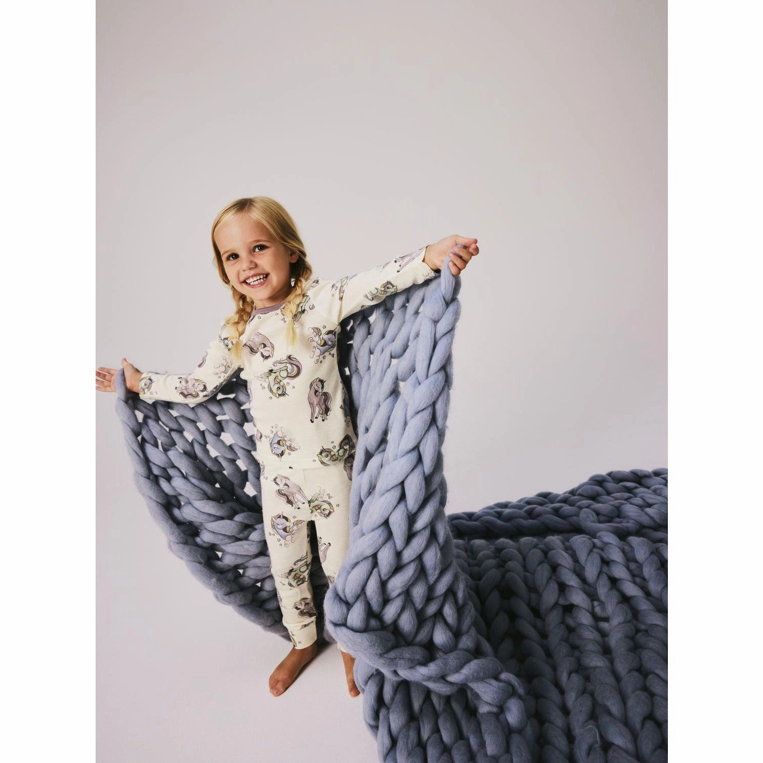 Seasonal Trend Name It Snow White AOP Willitus Wool Blouse Noos