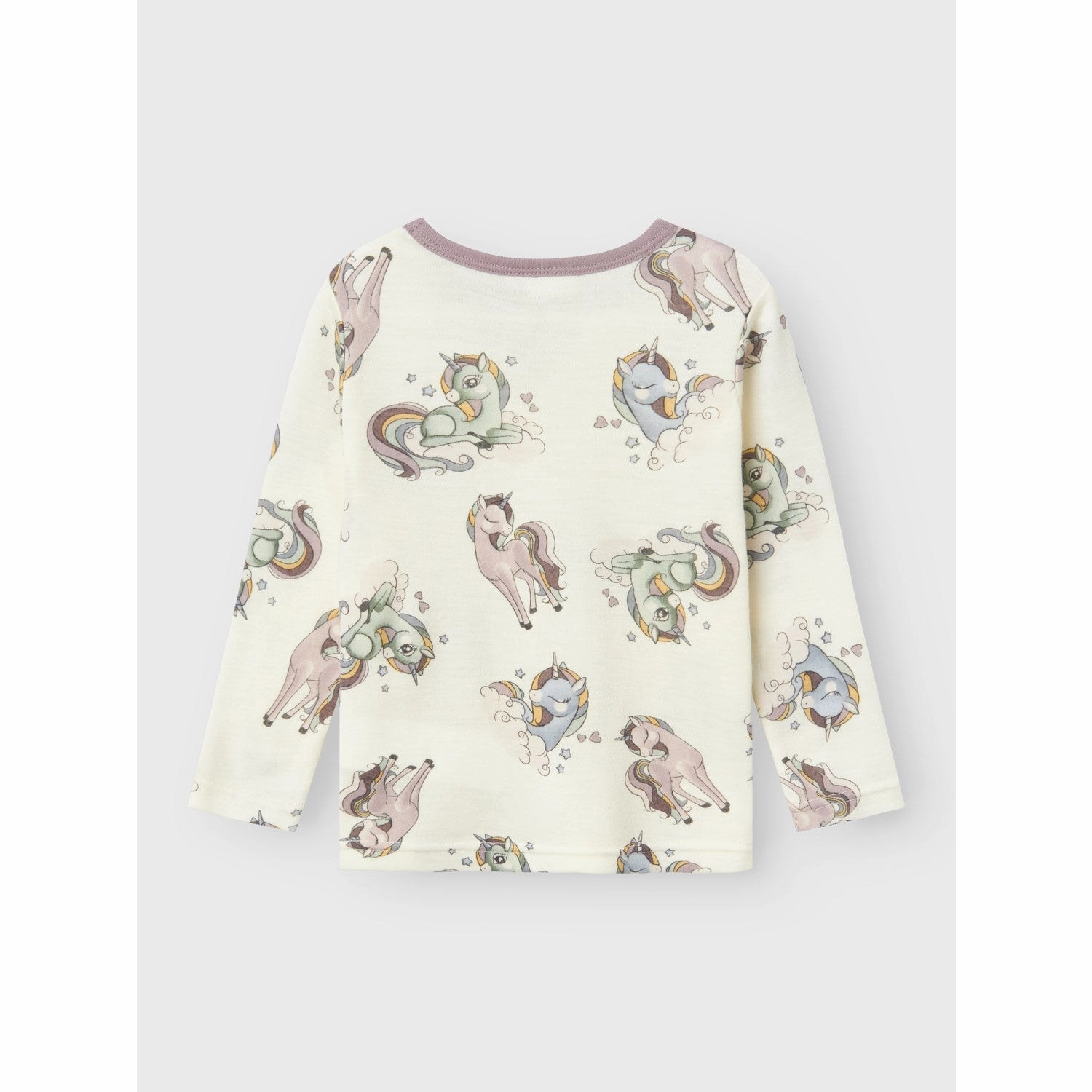 Name It Snow White AOP Willitus Wool Blouse Noos Subtle Details Unisex style