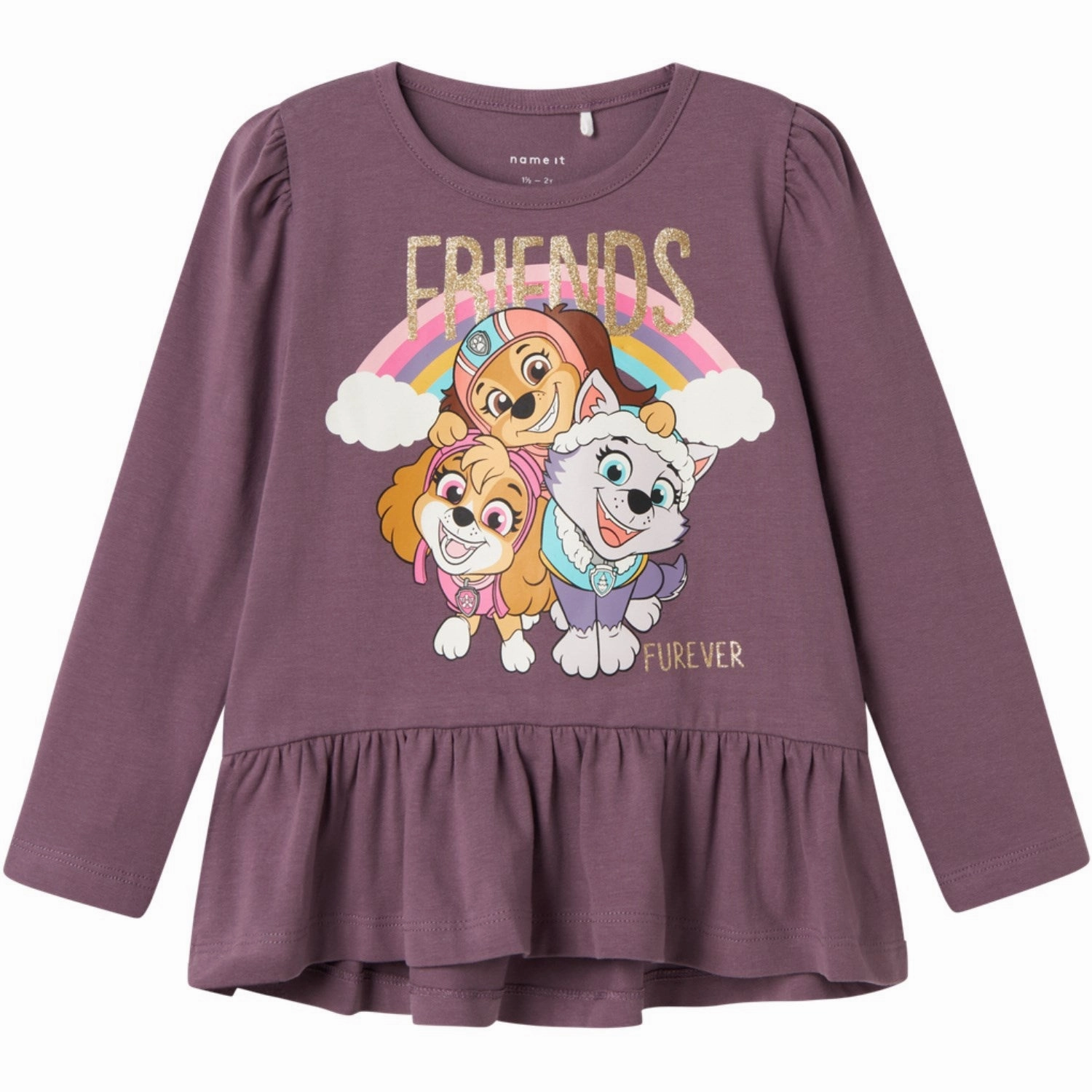 Name It Arctic Dusk Narras Paw Patrol Blouse Holiday Outfit