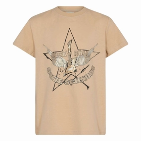 Sofie Schnoor Beige Asta T-shirt Weekend Outfit