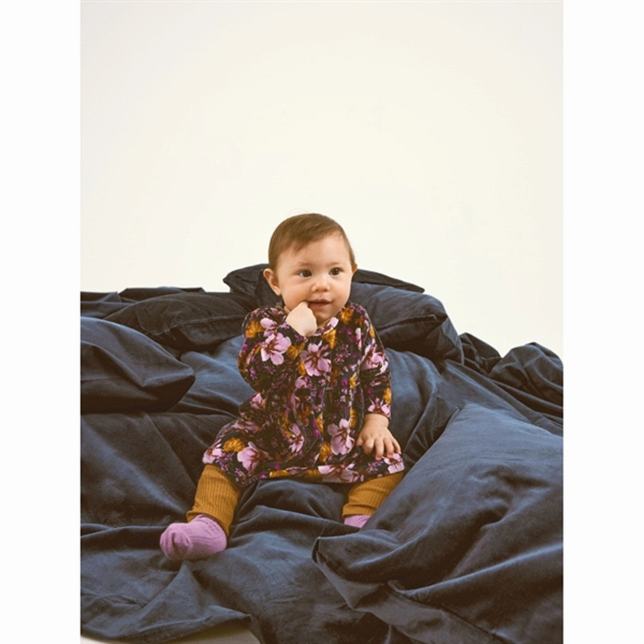 Name it India Ink Restanne Velour Dress Clean Grace