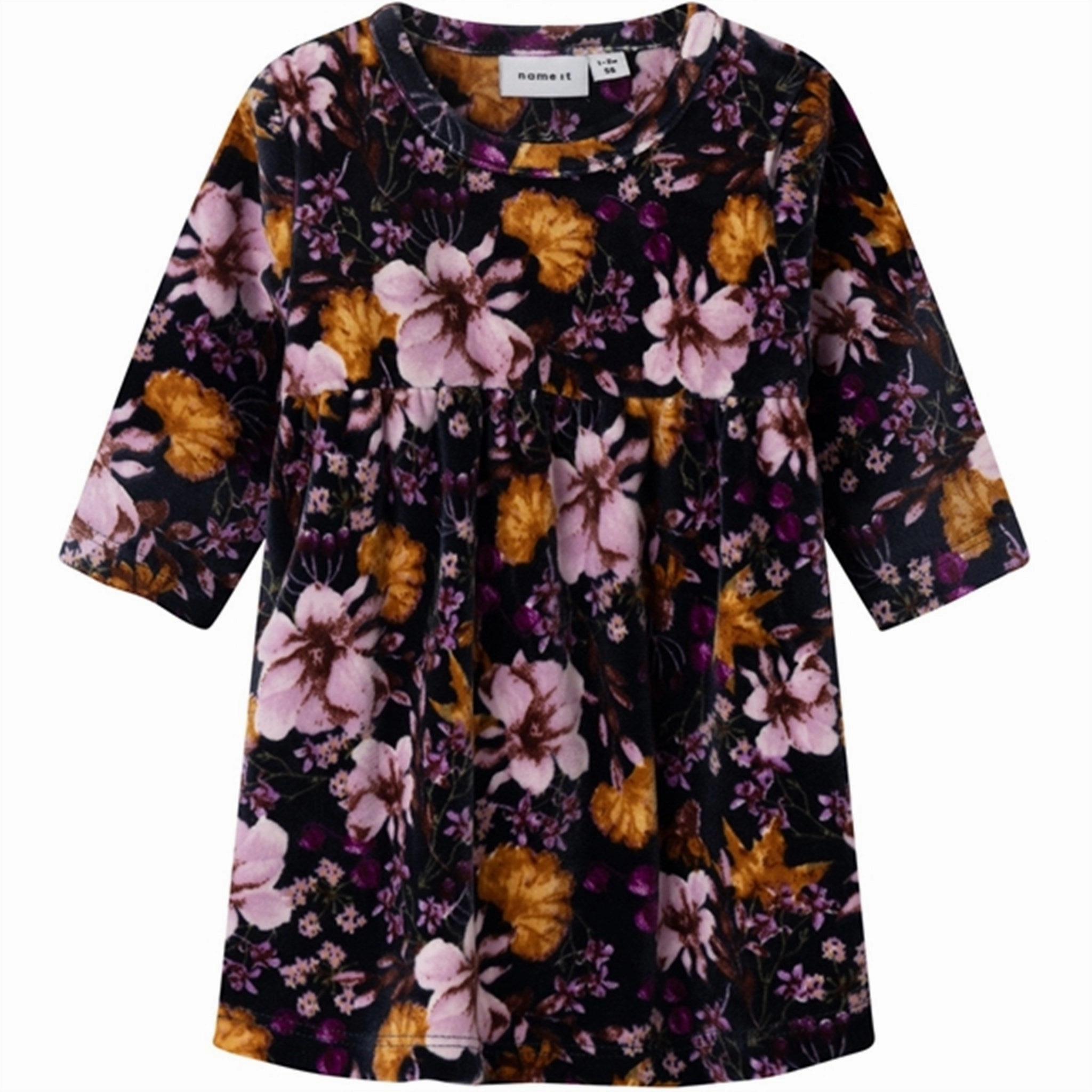 Name it India Ink Restanne Velour Dress Style Upgrade Spring-Season