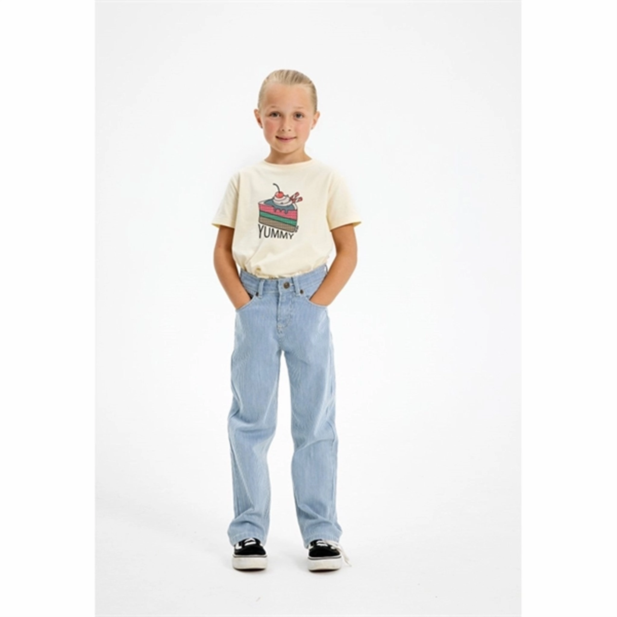 The New Navy Blazer Stripe Wide Jeans Unisex Outfit Go Out Style