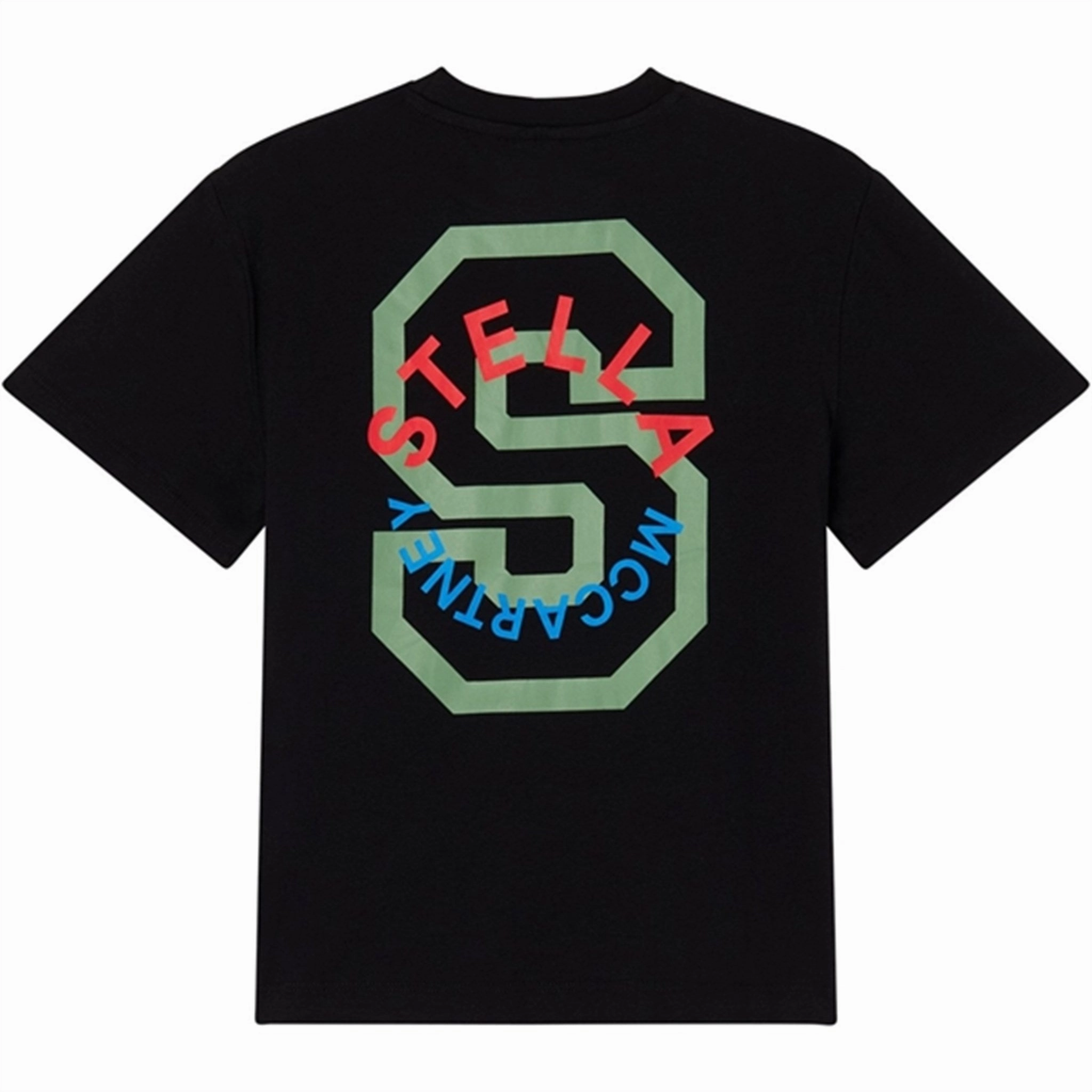 Stella McCartney Black T-shirt Casual Day Wear Reinforced Shoulder