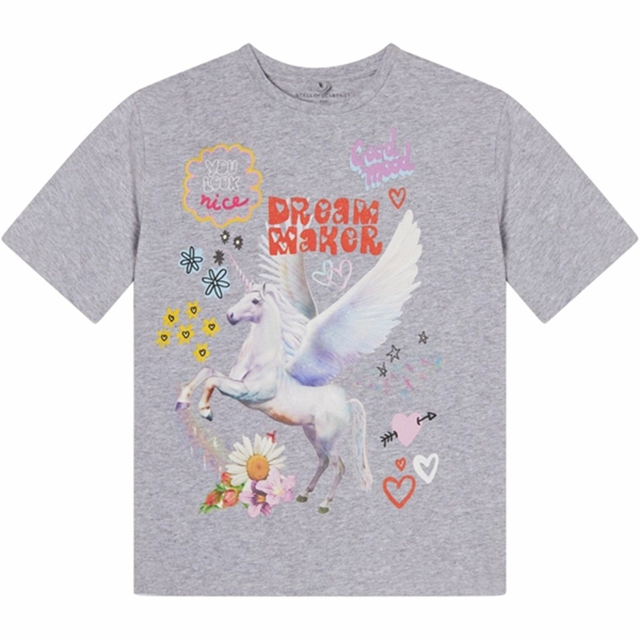 Stella McCartney Grey T-Shirt Premium Cotton Blend