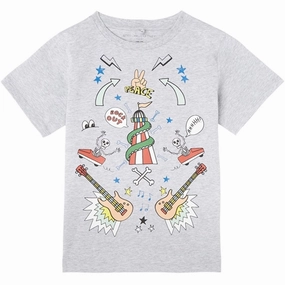 Stella McCartney Grey T-Shirt Breathable Design Anti Odor Technology