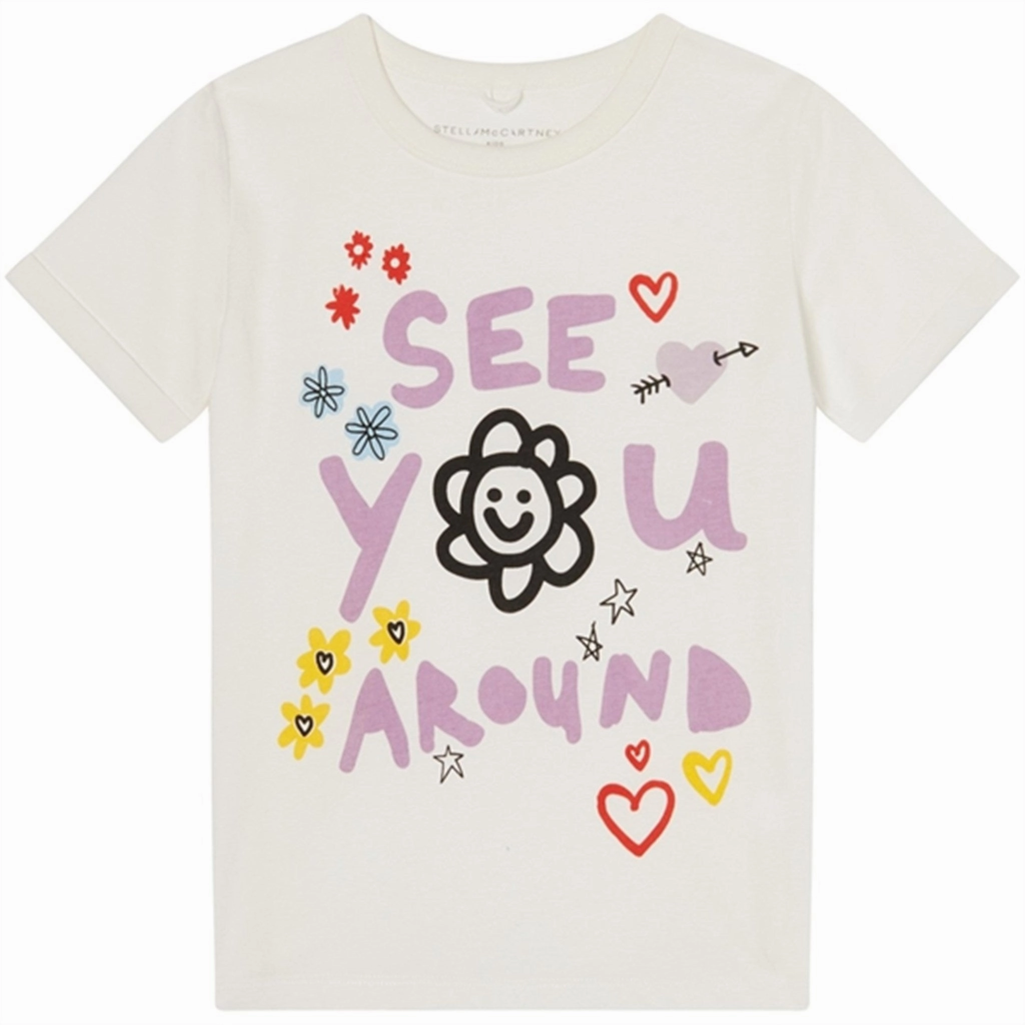 Fashion Top Stella McCartney Ivory T-Shirt