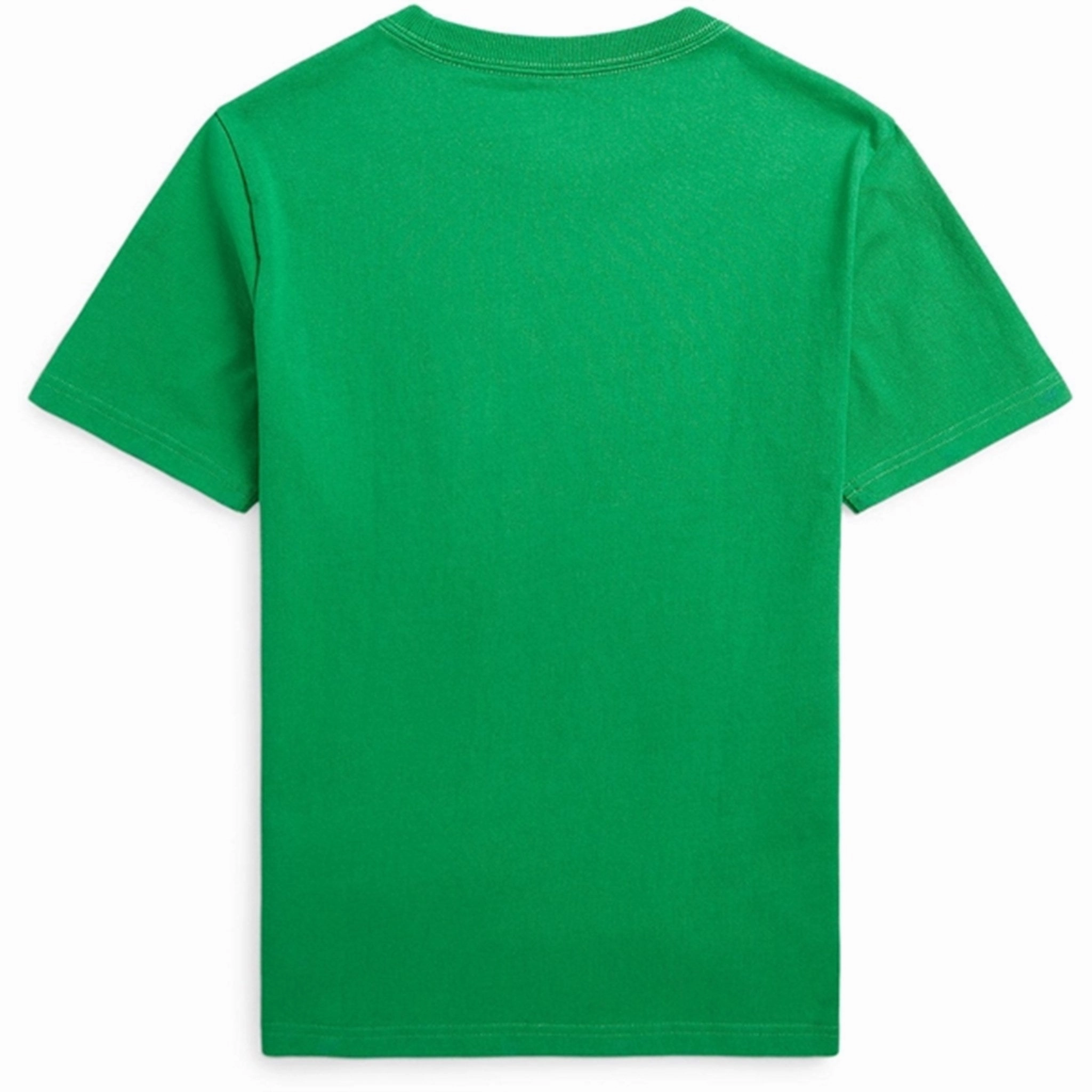 Polo Ralph Lauren Boys T-Shirt Preppy Green Moisture Wicking Technology