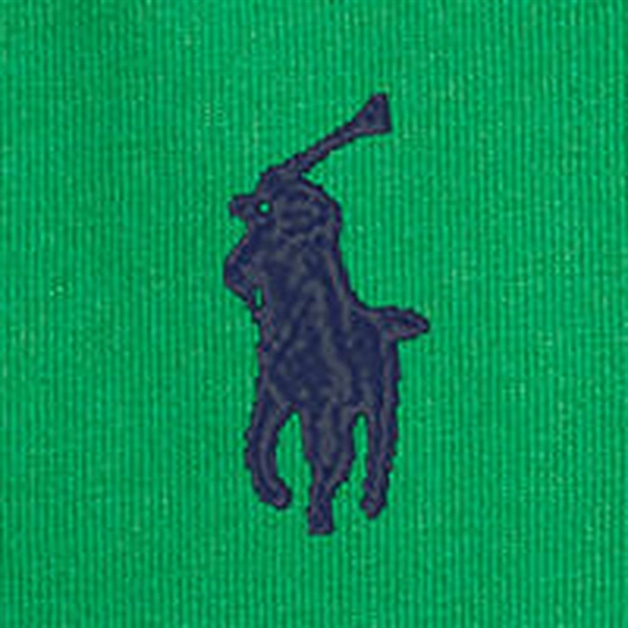 Polo Ralph Lauren Boys T-Shirt Preppy Green Tear Resistant Knit WrinkleResistant Texture