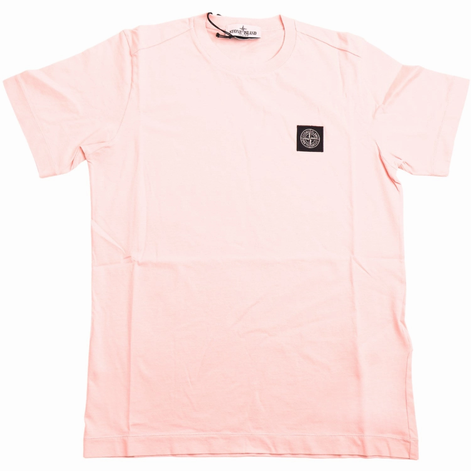 DoubleLayeredCollar Relaxed and Easy Stone Island Antique Rose Ss T-Shirt