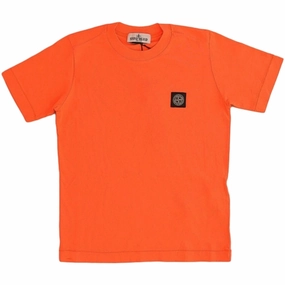Chill Design Lace trim Stone Island Junior T-shirt Coral