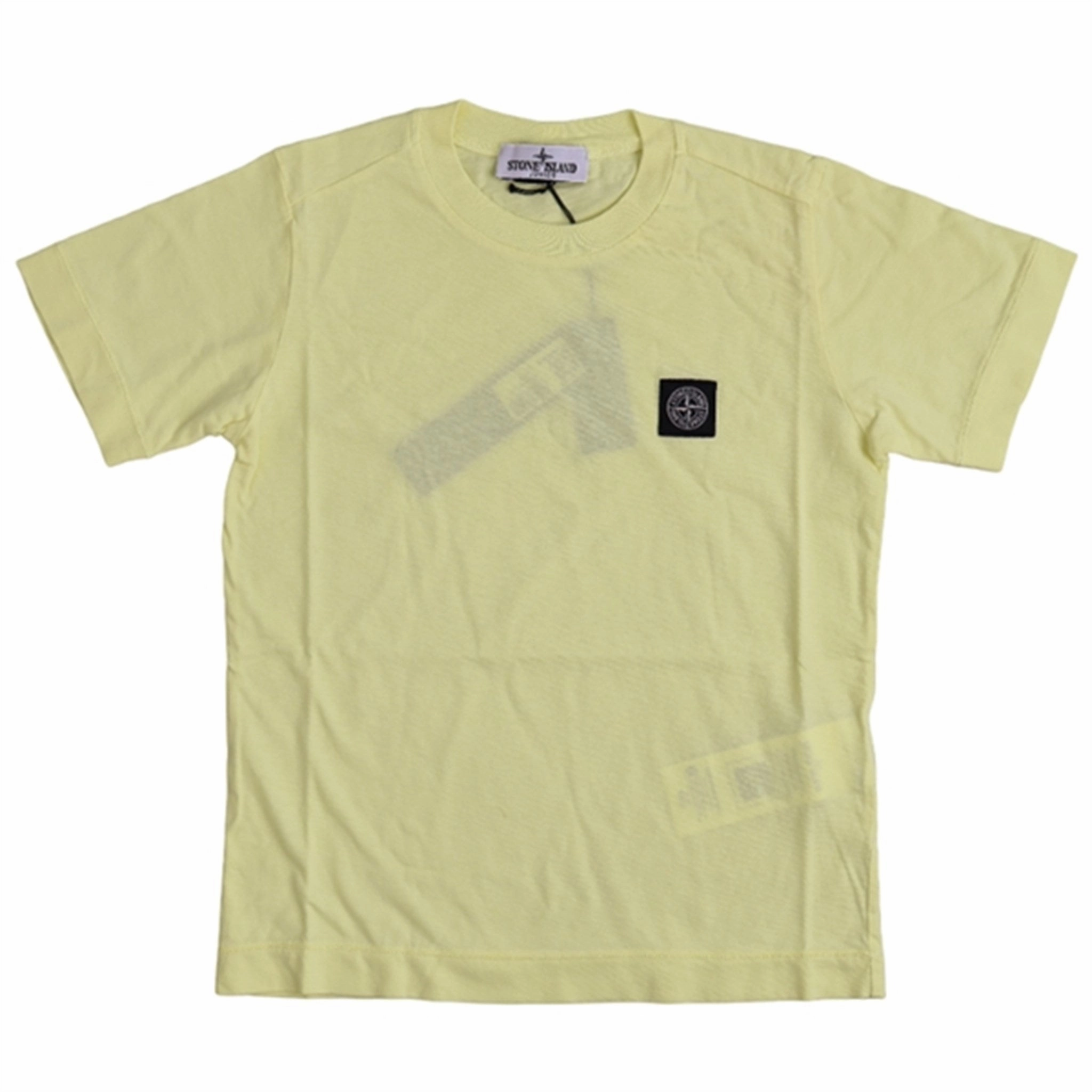 Recycled Polyester Blend Versatile Apparel Stone Island Junior T-shirt Lemon