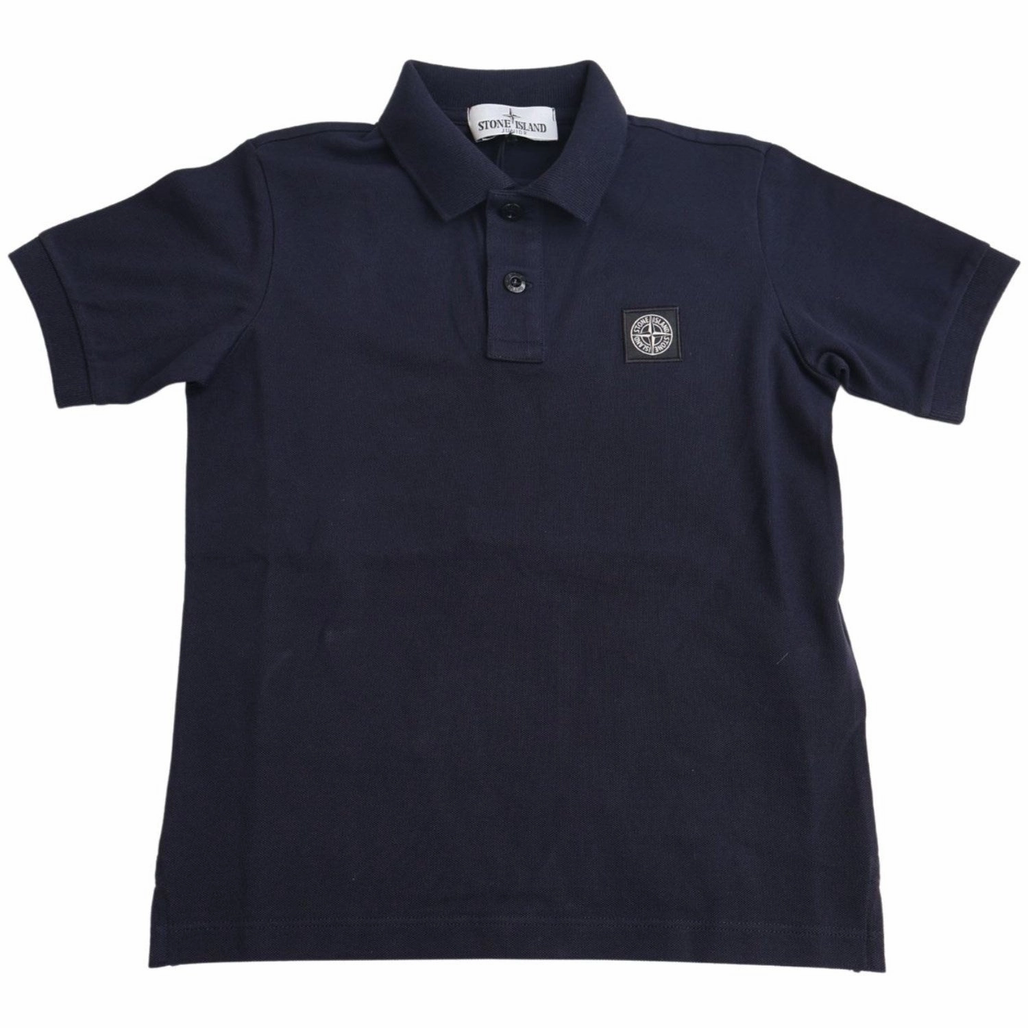 Stone Island Navy Blue Ss Polo Athletic Comfort Modern Cut