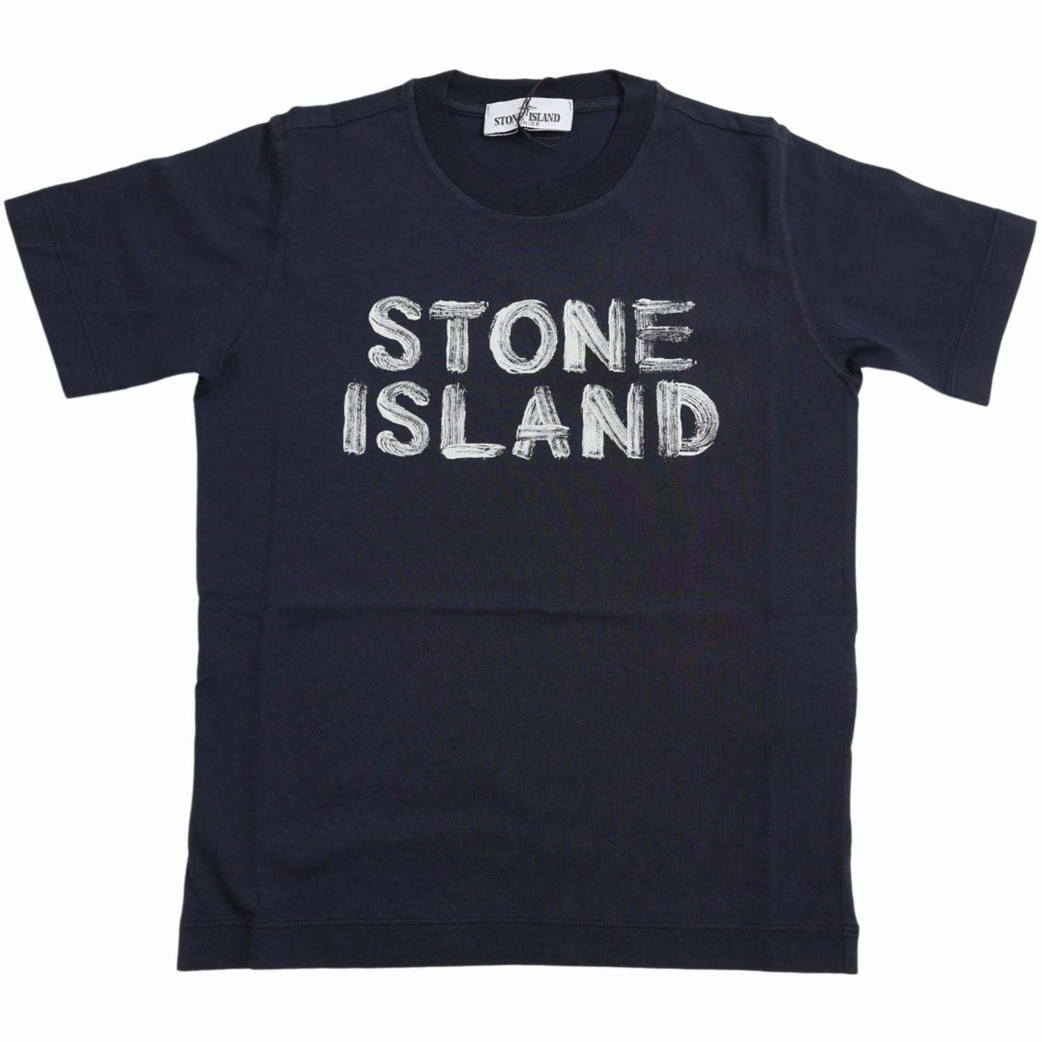 Soft touch finish Ultra Soft Blend Stone Island Navy Blue Ss T-Shirt