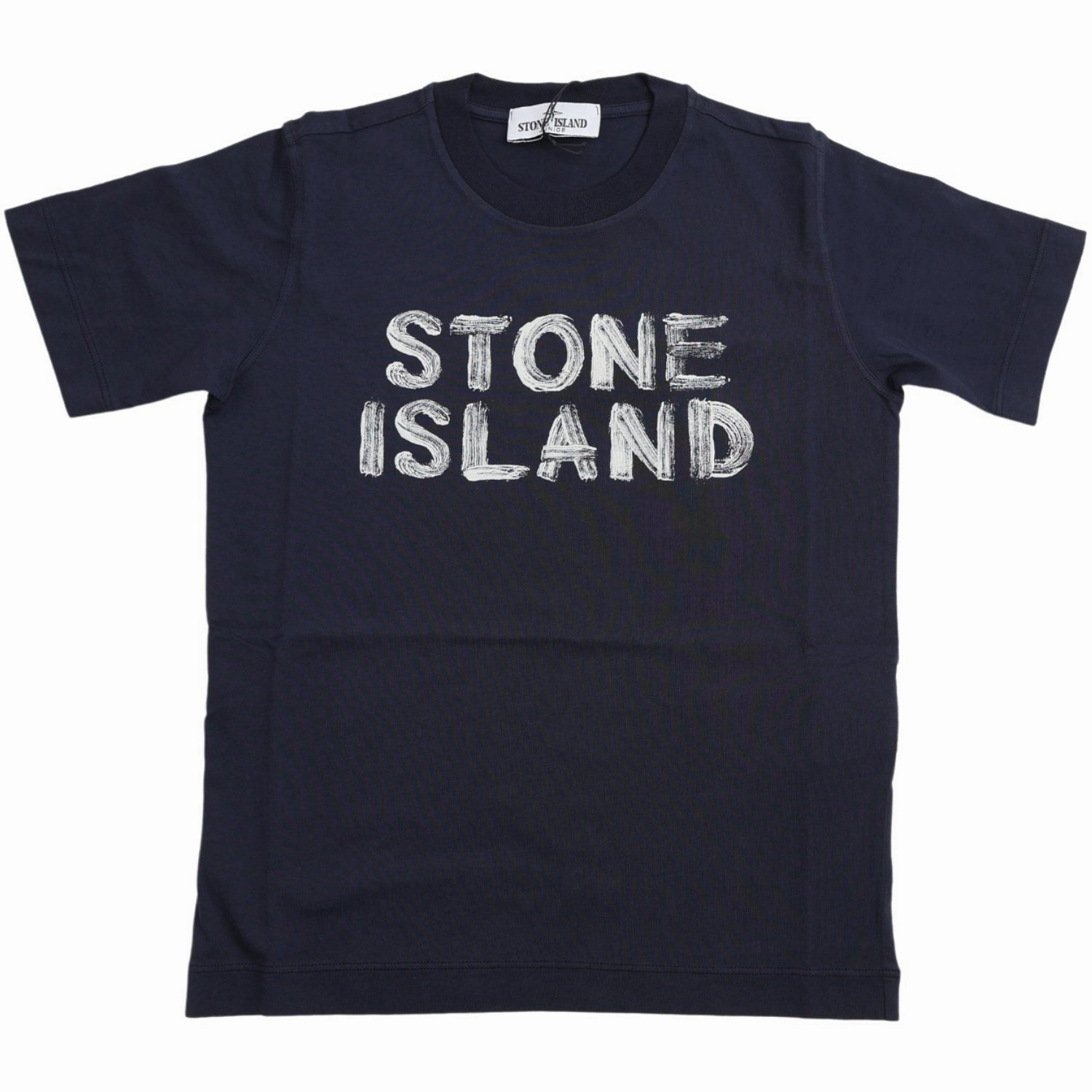 Stone Island Navy Blue Ss T-Shirt Effortless Fit Picnic