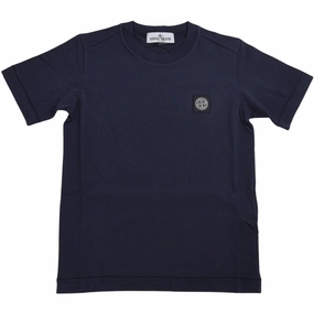 Weekend Comfort Stone Island Navy Blue Ss T-Shirt