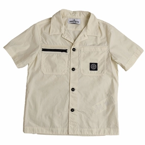 Stone Island Overshirt Natural Beige UV Protective Coating