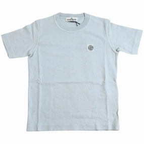 Buttery Soft Fabric Stone Island Sky Blue Ss T-Shirt